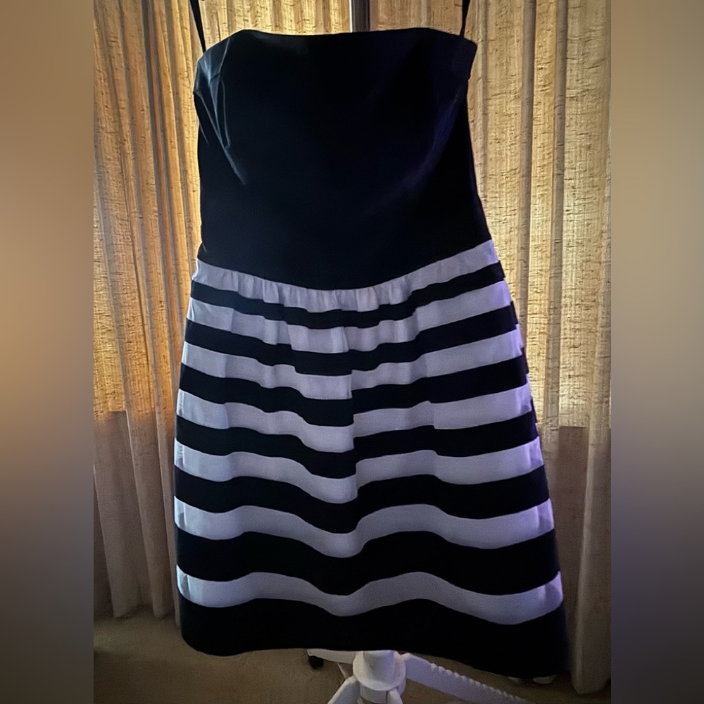 White House Black Market Black and White Striped Dress

PRICE JUST LOWERED